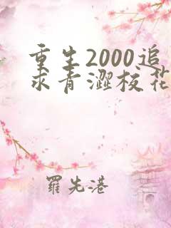 重生2000追求青涩校花同桌开始全文阅读阅读