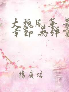 大魏风华 最新章节 无弹窗 笔趣阁