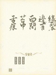 舌苔白边缘有齿痕中间有裂纹