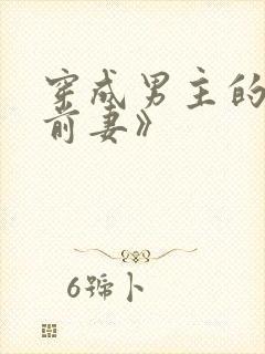 穿成男主的炮灰前妻》