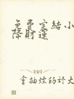 免费完结小说天降财运