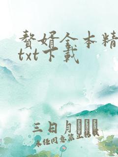 赘婿全本精校版txt下载