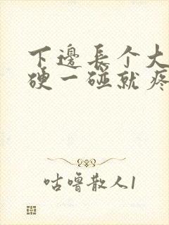 下边长个大疙瘩硬一碰就疼