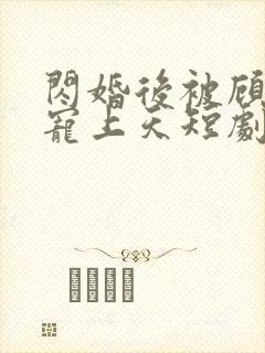 闪婚后被顾先生宠上天短剧