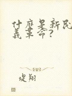 什么是新民主主义革命?