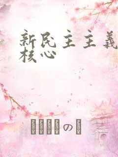 新民主主义革命核心