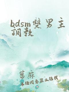 bdsm双男主调教