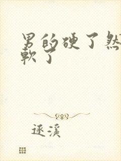 男的硬了然后又软了