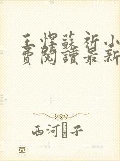 王悍苏祈小说免费阅读最新章节无弹窗