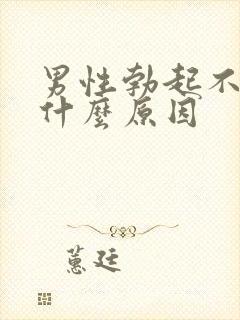 男性勃起不坚是什么原因