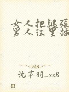 女人把腿张开让男人往里插