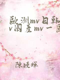 欧洲mv日韩mv国产mv一区