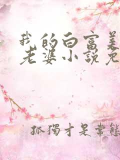 我的白富美总裁老婆小说免费阅读