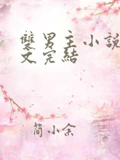 双男主小说高干文完结