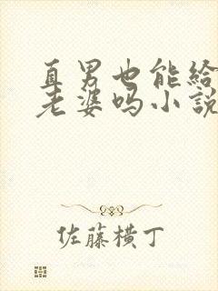 直男也能给人当老婆吗小说