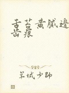 舌苔黄腻边上有齿痕