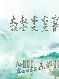 大叔乖乖宠我小说全文免费阅读