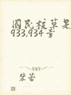 国民校草是女生933,934章