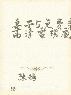 妻子5免费观看高清电视剧韩剧