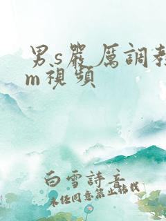 男s严厉调教女m视频