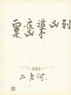 白夜追凶到底谁是凶手