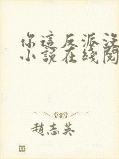 你这反派没良心小说在线阅读