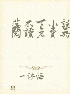 落不下小说全文阅读免费无弹窗