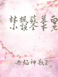 林枫苏慕白穿越小说全本免费阅读武神主宰