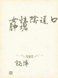 女性阴道口内有肿块