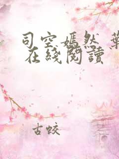 司空嫣然 叶凡 在线阅读