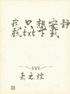 我只想安静打游戏txt下载