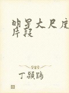 明星大尺度床戏片段