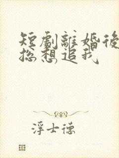 短剧离婚后前夫总想追我