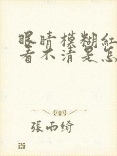 眼睛模糊红血丝看不清是怎么回事