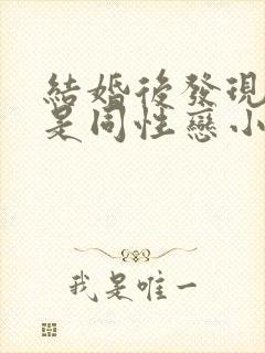 结婚后发现老公是同性恋小说