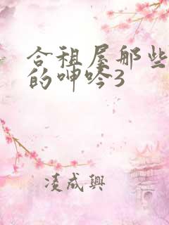 合租屋那些女人的呻吟3