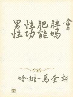 男性肥胖会影响性功能吗