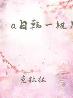 a日韩一级片