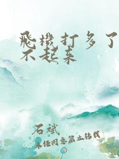 飞机打多了会硬不起来