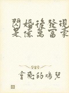 闪婚后发现老公是亿万富豪都市小说