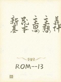 新民主主义革命基本思想什么时候提出