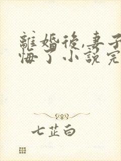 离婚后,妻子后悔了小说完整免费