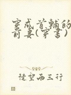 穿成首辅的炮灰前妻(穿书)