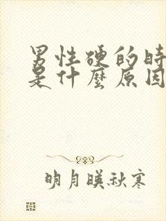 男性硬的时间短是什么原因