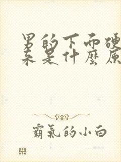 男的下面硬不起来是什么原因