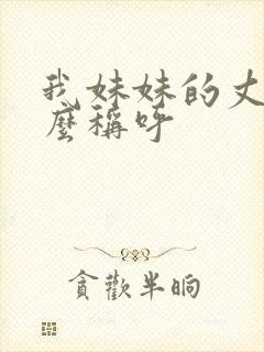 我妹妹的丈夫怎么称呼