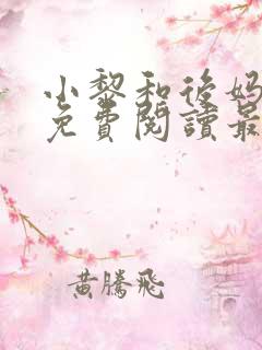 小黎和后妈小说免费阅读最新章节