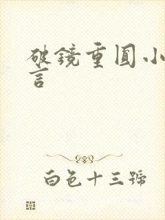 破镜重圆小说古言