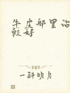 牛皮哪里治的比较好