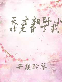 天才相师小说txt免费下载